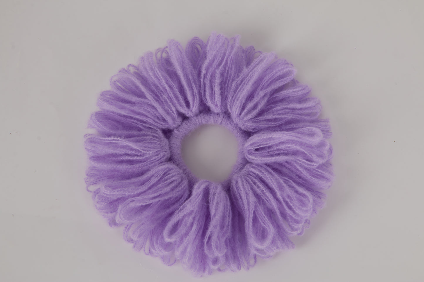 Crochet Scrunchie-Macaron Colors-Purple