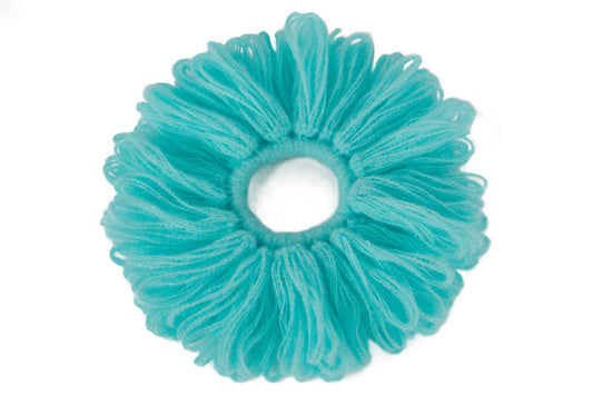 Crochet Scrunchie-Macaron Colors-Blue