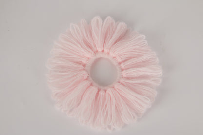 Crochet Scrunchie-Macaron Colors-PInk