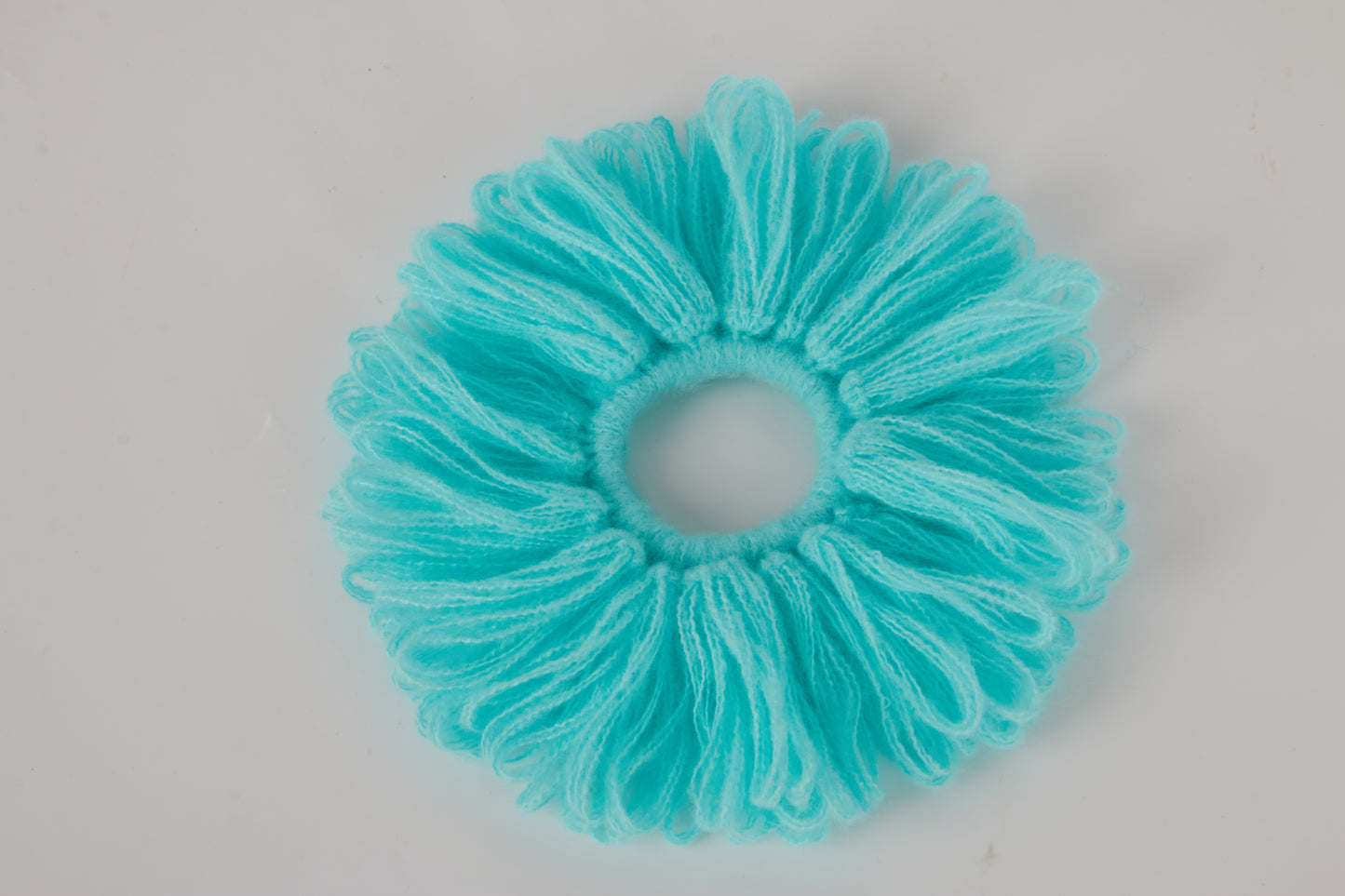Crochet Scrunchie-Macaron Colors-Blue