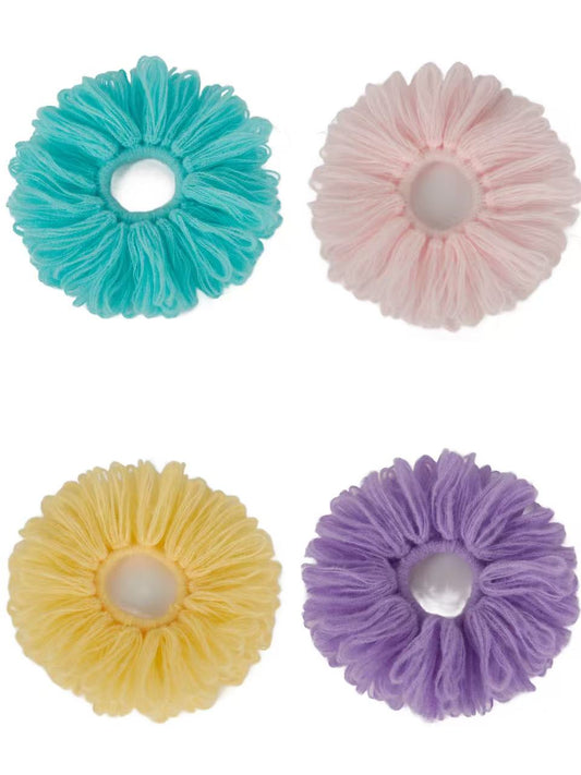 Crochet Scrunchie-Macaron Colors