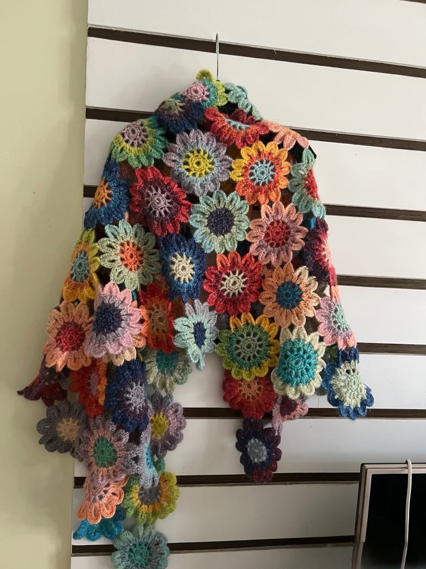 HandMade Crochet Blanket-blooming flowers