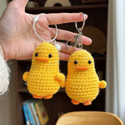 Hand-crocheted - little yellow duck