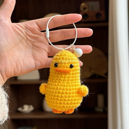 Hand-crocheted - little yellow duck