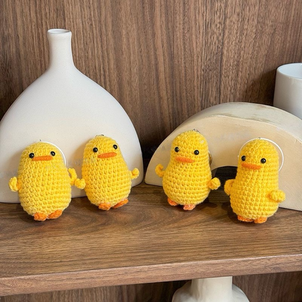 Hand-crocheted - little yellow duck